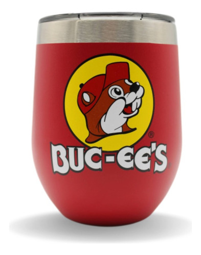 Buc-ees Vaso Térmico De Acero Inoxidable 10 Oz Color Rojo