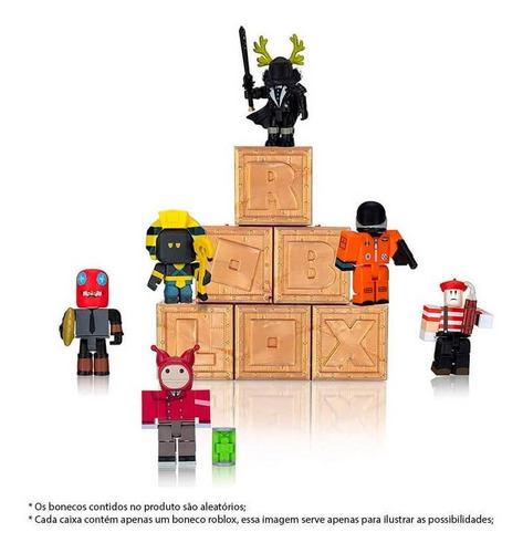 Cubo Surpresa Roblox Series 8 Com Boneco E Item Virtual