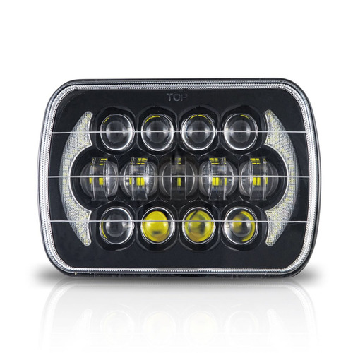 Unidades Faros Led 5x7 Cherokee Xj, Jeep Yj Y Otras 5d