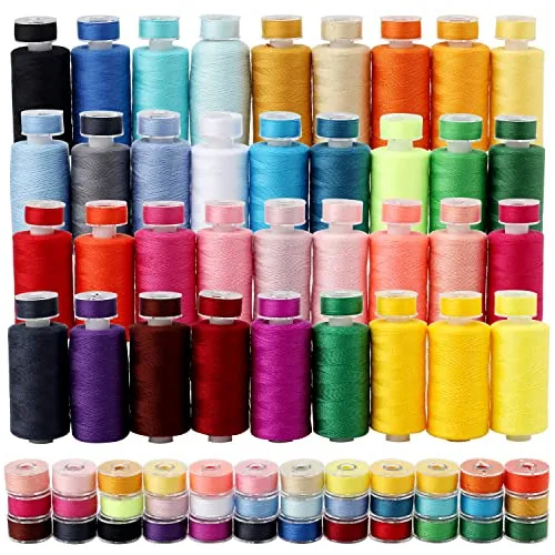 comprar Kit De 72 Bobinas De Hilo De Coser, 36 Colores, 500 Yardas P