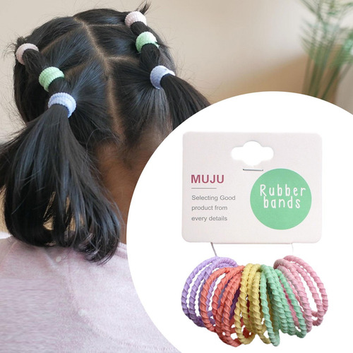 20 Lazos Para El Pelo En Espiral, Lazos Elásticos Vistoso