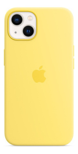 Funda Silicona Para Iphone 12 Pro Max - Protección Y Estilo Amarillo Lisa