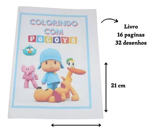 100 Desenhos Para Pintar E Colorir Pocoyo - Folha A4 Avulsa ! 2 Desenhos  Por Folha! - #0310