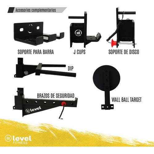 Power Rack De Pared Lima Sentadillas Dominadas Crossfit Colo