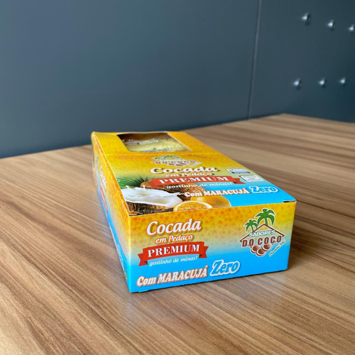 Cocada Com Maracujá Zero Açúcar Sabores Do Côco 15 Unidades