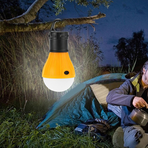 2 Bombilla De Linterna Para Acampar, Bombillas De Amarillo