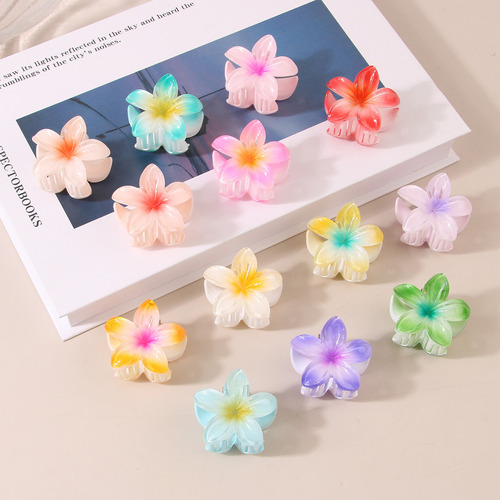 Pinza De Pelo Con Forma De Flor De Color Caramelo Para Mujer
