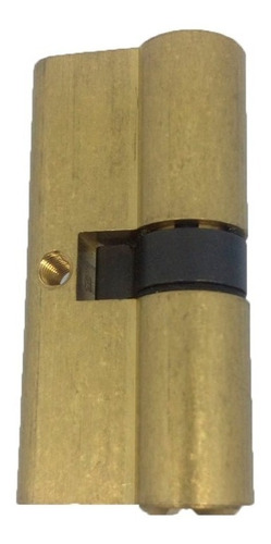 Cilindro Yale Con Llave De Punto Bronce 66mm 31 X 35