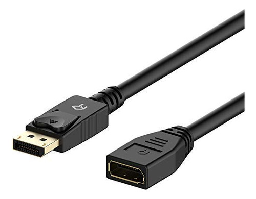 Dp Extension Cable Rankie 6 Pie Displayport Dama Negro R1332