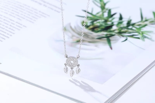 Imagen 3 de 4 de Atrapasueños Atrapa Sueños De Plata 925. Mujer Regalo