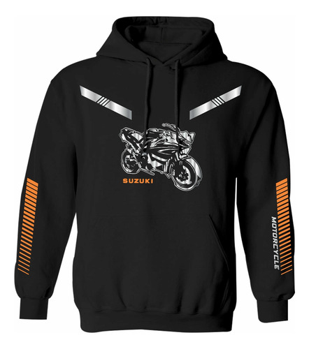 Sudadera Biker Motorcycle Suzuki Gsx R600 Reflejante