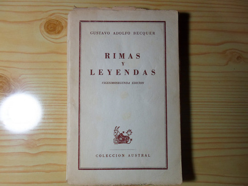 Rimas Y Leyendas - Adolfo Becquer