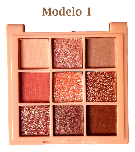 Paleta Sombras Matte Y Glitter New Nude By Moly Coco