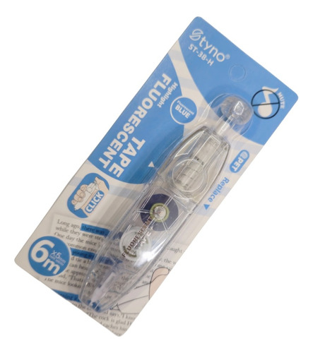 Kit 4 Resaltadores Retráctiles Tape Marcatextos En Cinta Mixto