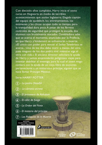Harry Potter Y El Misterio Del Príncipe - J.k. Rowling
