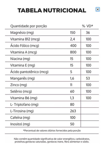 Minddrops Suplemento De Cafeina/vitaminas/minerais 60 Cáps. Sabor Sem Sabor