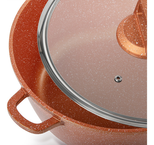 Panela Caçarola Antiaderente 20cm Graniflon Moda Do Chef