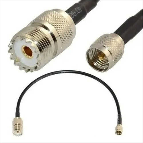 Adaptador Conector Con Cable, Mini Uhf Macho A So-239, 15cm