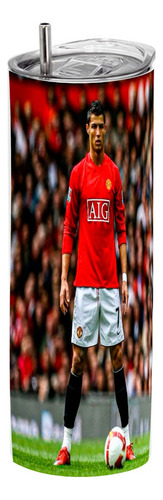 Termo Skinny Café 20 Oz Cristiano Ronaldo Manchester #07