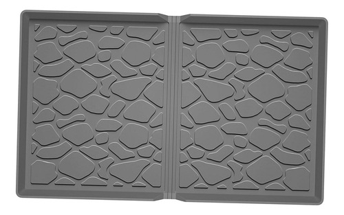 Alfombrilla De Silicona Para Cochecito, Gris 76,8x40,6x2,5cm