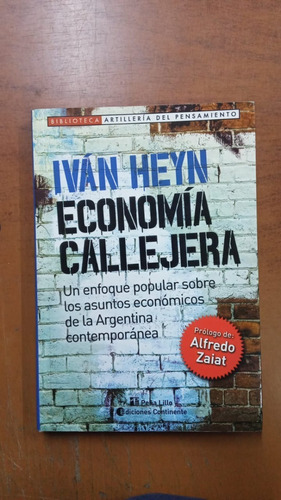 Economía Callejera-iván Heyn-ed:continente-libreria Merlin