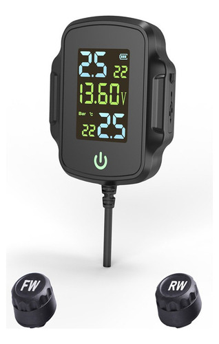 Sensor Tpms Monitoramento Moto Pressão Temperatura Pneus