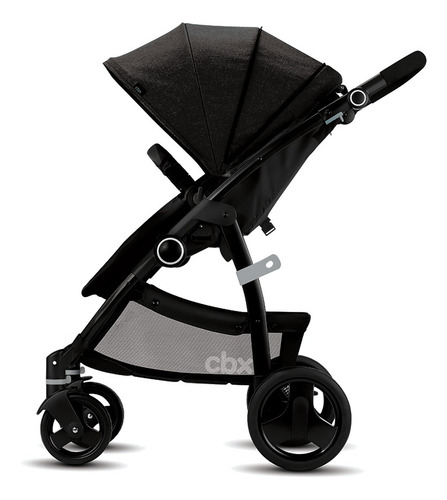 Carrinho Leotie Flex 15kg Smoky Anthracite Preto 2 Em 1 Cbx