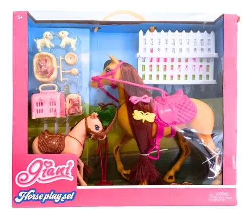 comprar Set De Caballo Giani Con Accesorios Juguete Para Niños Febo