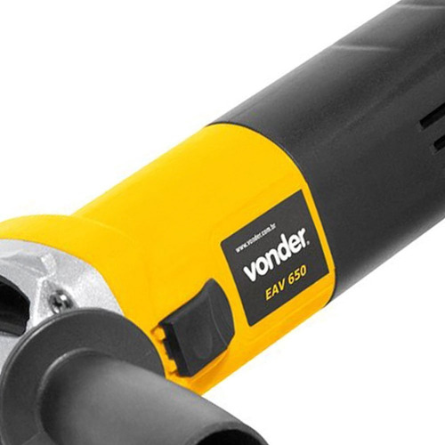 Esmerilhadeira angular Vonder EAV 650 de 50 Hz/60 Hz amarelo 650 W 127 V + acessório