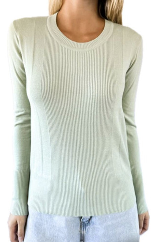 Sweater Lulyna Bremer Con Chapita En Manga 