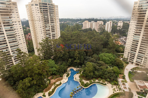 Apartamento Com Vista Privilegiada, Cond. Domínio Marajoara, 223m², Pronto Para Morar! - Mc8547
