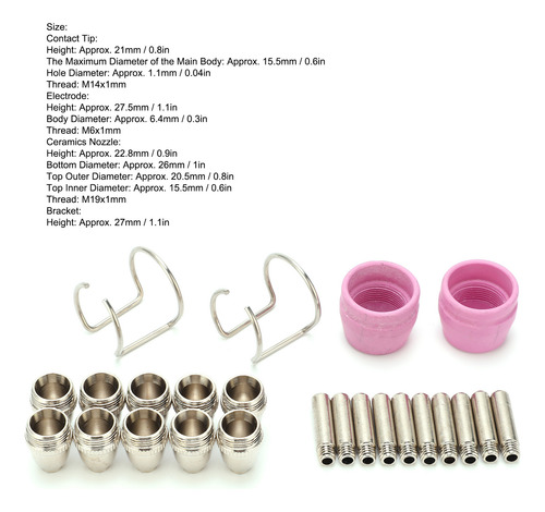 Kit De Consumibles Y Boquillas Para Cortadora De Plasma
