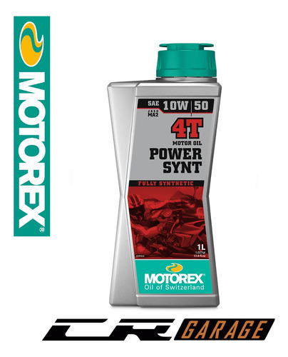 Aceite Motor Motorex Power Synt  10w 50 - Cr Garage 