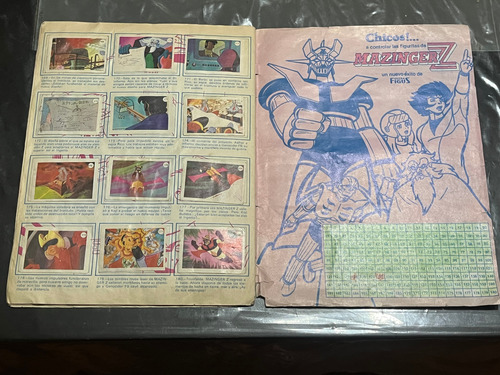 Álbum Figuritas Mazinger Z Original 80s Ultra Figus Completo (Usado)