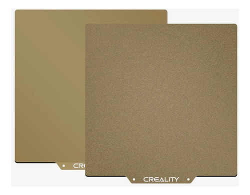 Placa Pei Dorada De Doble Cara De 235 X 235 Mm Creality