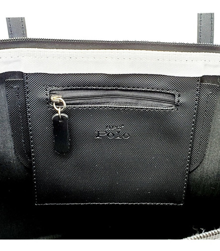 Bolsa Hpc Polo Tote Y Cartera Negro