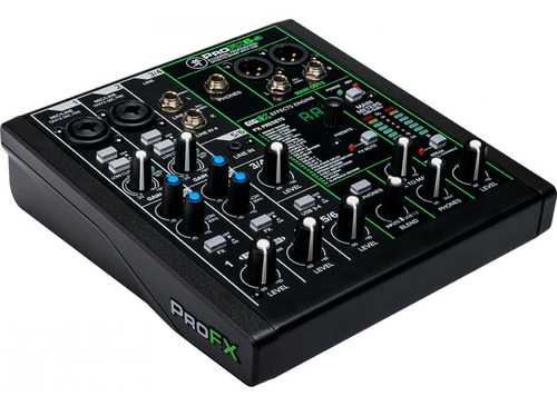 Mezcladora Mackie Profx6v3 6 Canales Con Efectos Y Usb