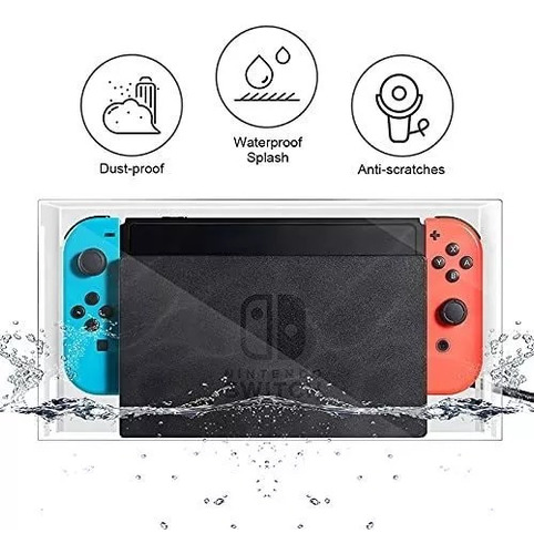 Protector Acrilico Nintendo Switch Cubierta Caja Transparent
