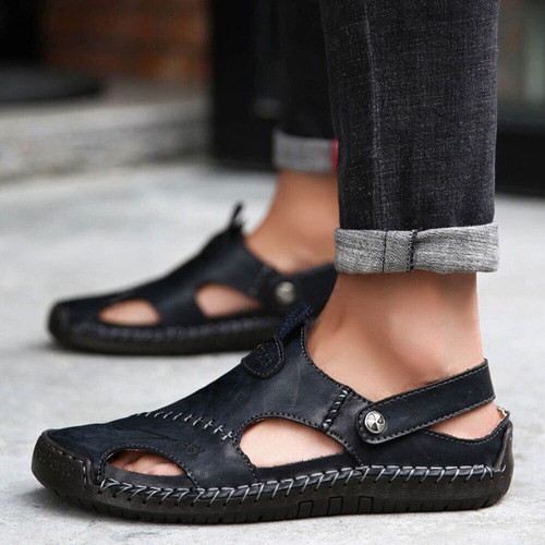 Sandalias Deportivas Para Hombre, Pantuflas Planas De Playa