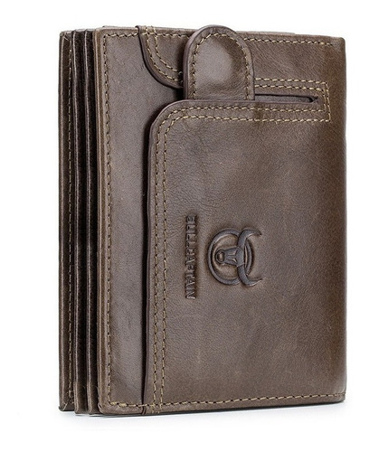 Bullcaptain Cartera Rfid Piel Genuina Tarjetero Hombre