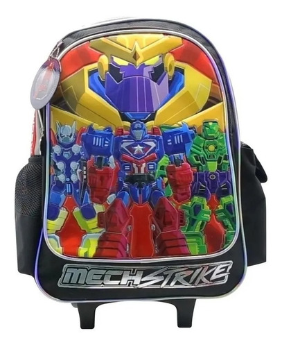 Mochila Con Carro Avengers 18 Pulgadas Legitima Cresko