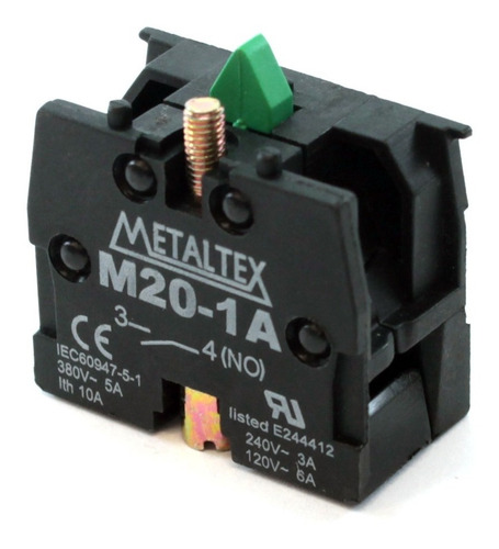 Imagem 2 de 2 de Bloco De Contato M20-1a 1na Para Botão M20 E P20