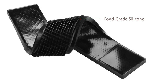 Goma Bar Negro 60×8 Cm