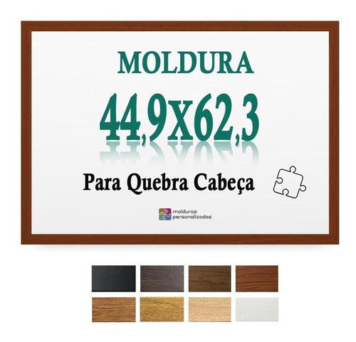 Moldura Chão De Barro 44,9x62,3 Quebra Cabeça Pcs Petg