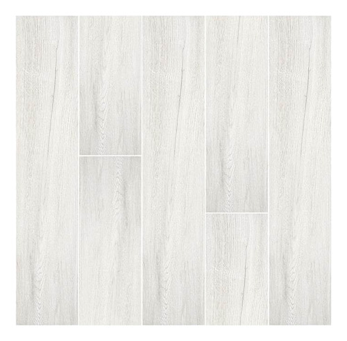 Pura Porcelanato Tacora Blanco Mate 15x90 Tipo Madera  