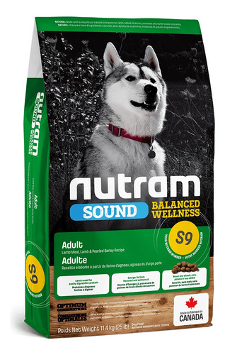 Nutram S9 Adulto Cordero Para Perros 11.4kg Delivery