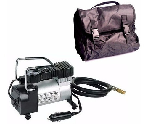 Imagen 4 de 9 de Compresor Aire 12v Metalico Moto Auto Bici 4x4 Cuatri 150psi