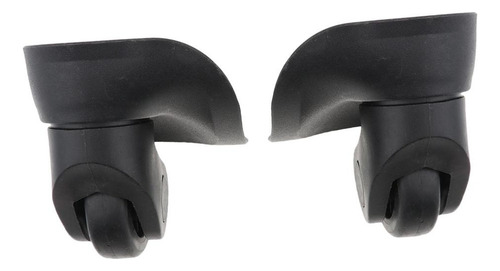 2 Pares De Ruedas Universales Reemplazo De Equipaje Fijo De