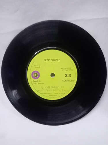 Lp Deep Purple - Made In Japan - Y Single - Space Truckin (Usado)