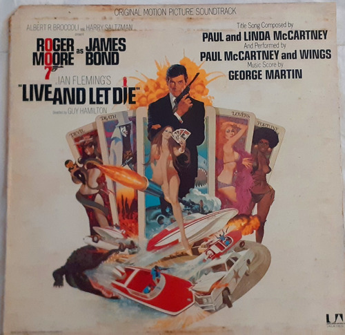Live And Let Die (soundtrack, Vinilo Importado De Usa)